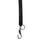 Black Silver Nylon DG Crown Men's Holder Keychain Keyring
