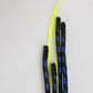 Blue Yellow Leather Tape String DG Logo Keychain Keyring