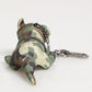 Camouflage Multicolor Animal Silhouette Keychain Keyring