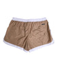 Brown White Polyester Re-Edition Shorts Swimwear