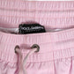 Pink Nylon Logo Side Stripe Beachwear Men Swimwear