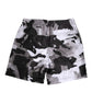 Black White Camouflage DG Logo Men Swimwear