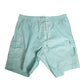 Aqua Blue Polyester Beachwear Men Shorts Swimwear