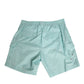 Aqua Blue Polyester Beachwear Men Shorts Swimwear
