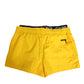 Yellow Drawstring Beachwear Men Shorts Swimwear