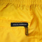 Yellow Drawstring Beachwear Men Shorts Swimwear