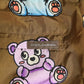 Brown Multicolor Teddy Bear Men Shorts Swimwear