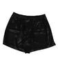 Black Silk Satin Elastic Men Boxer Short Swimwear