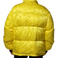 Yellow Nylon Logo Puffer Bomber Men Jacket