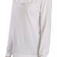 White Cotton Longsleeve Collared Blouse