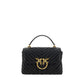Black Calf Leather Bos Taurus Handbag