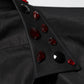 Black Cotton Embellished Collar Men’s Shirt