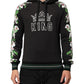 KING Black Orchid Floral Crown Logo Hoodie Sweater