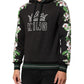KING Black Orchid Floral Crown Logo Hoodie Sweater
