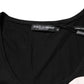 Black Cotton Sleeveless Tank Top DG Logo Men T-shirt