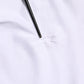 White Cotton Logo Patch Crew Neck Men T-shirt