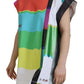 Multicolor Print Blouse Cotton Tank TV Print T-shirt
