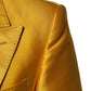 Yellow 2 Piece Silk Blend Men Suit SICILIA