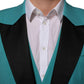 Cyan 3 Piece Wool Silk Blend Suit SICILIA
