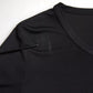 Black Viscose Round Neck CLASS T-shirt