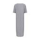 Gray Wool Casual Dress