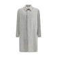 Gray Fleece Wool Coat