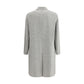 Gray Fleece Wool Coat
