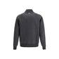 Gray Polyester Bomber