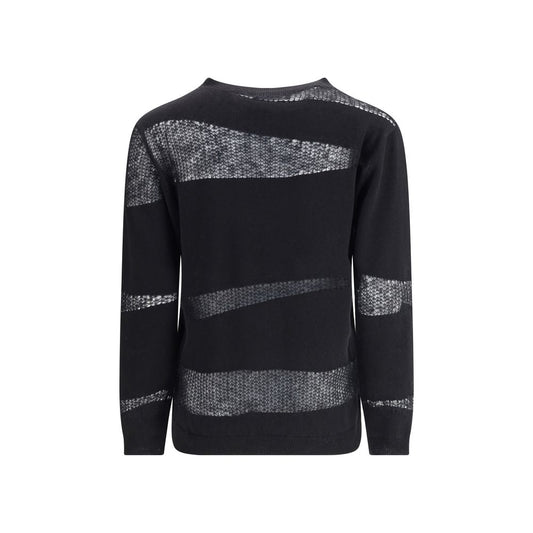 Black Fleece Wool Cashmere Sweater