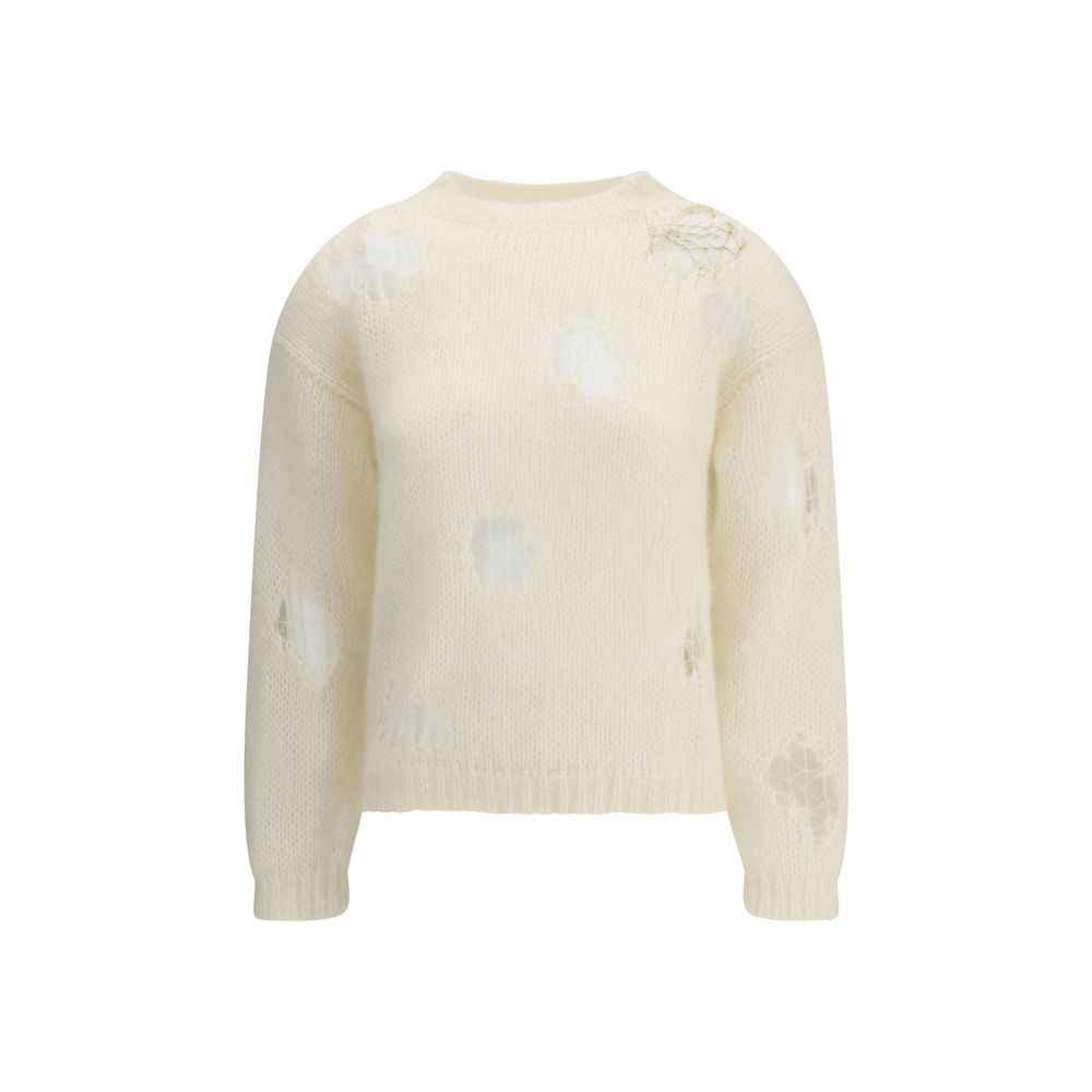 Cream Mohair Sweatshirt