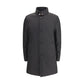 Black Polyester Coat