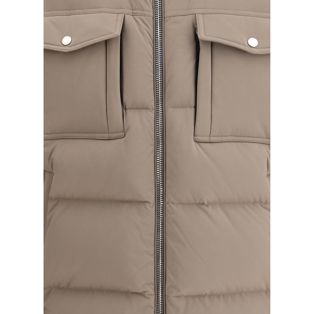 Beige Polyamide Parka