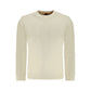 Beige Cotton Men Sweatshirt