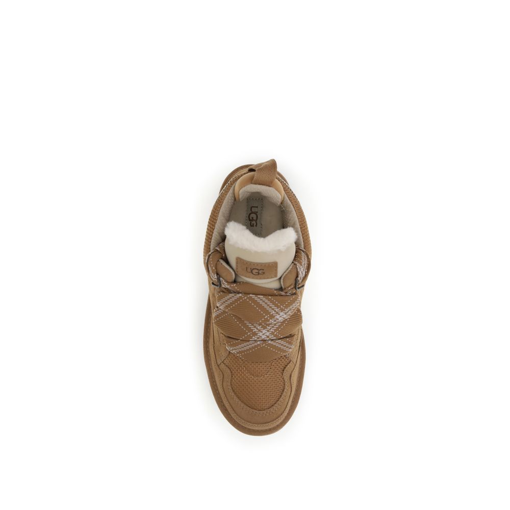 Brown Rubber Low Top Sneakers