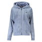 Blue Polyester Women Jacket