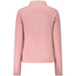 Pink Polyester Women Sweater