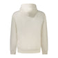 White Cotton Men's Hooded Sweatshirt