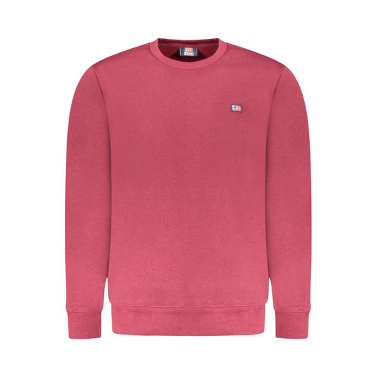Red Cotton Men's Sweatshirt
