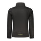 Black Polyester Men Sweatshirt