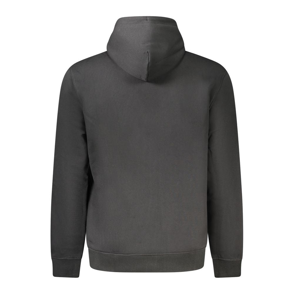 Black Cotton Men's Sweatshirt