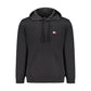 Black Cotton Men's Hoodie