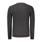 Black Cotton Men Sweater