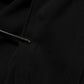 Black Viscose Blend Shirt Style Belted  Dress
