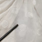 White Polka Sheer Silk Bow Tie Shirt Blouse Top