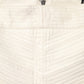 Beige Faux Leather Quilted Mini High Waist Women  Skirt