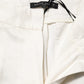 White Viscose Linen Wide Leg Palazzo Womens Pants