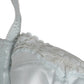 Light Blue Silk Semi-Padded Balconette Underwear