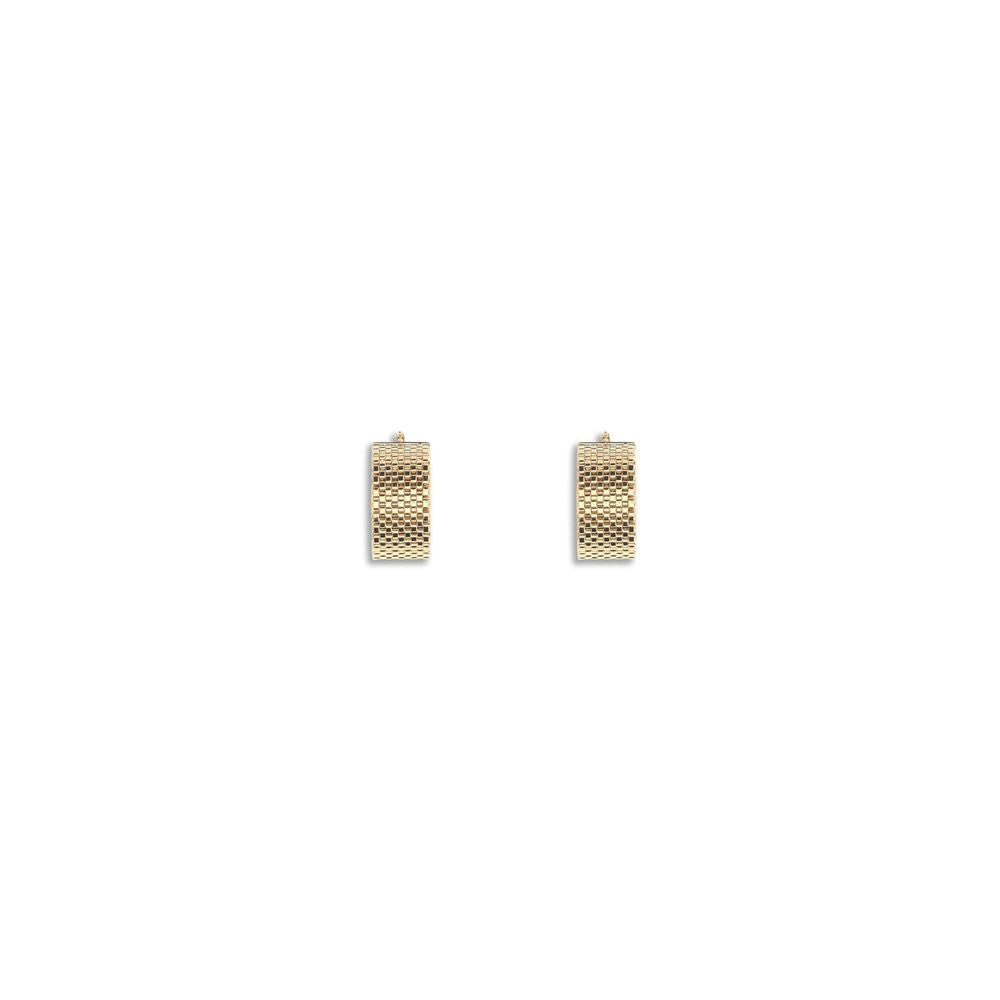 Gold Brass Earrings