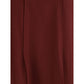 Bordeaux Wool Midi Skirt