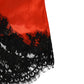 Red Silk Satin Lace Shorts Underwear